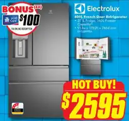 The Good Guys Electrolux french door refrigerator offer