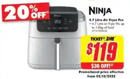 The Good Guys Ninja air fryer pro offer