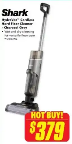 The Good Guys Shark hydrovac™ cordless hard floor cleaner - charcoal grey offer