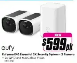 The Good Guys Cufy eutycam e40 essential 2k security system - 2 camera offer