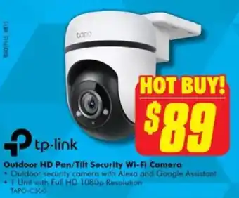 The Good Guys Tp-link outdoor hd pan/tilt security wi-fi camera offer