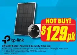 The Good Guys Tp-link 2k 3mp solar-powered security camera offer