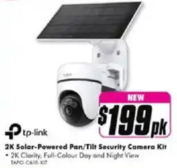 The Good Guys Tp-link 2k solar-powered pan/tilt security camera kit offer