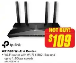 The Good Guys Ax1500 wi-fi 6 router offer