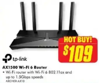 The Good Guys Ax1500 wi-fi 6 router offer