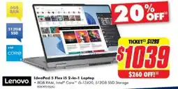 The Good Guys Lenovo ideapad 5 flex i5 2-in-1 laptop offer