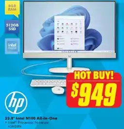 The Good Guys Hp 23.8" intel n100 all-in-one offer