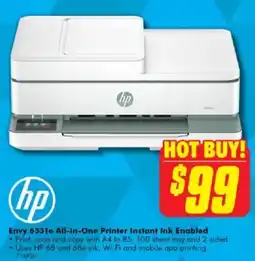 The Good Guys Hp envy 6531e all-in-one printer instant ink enabled offer