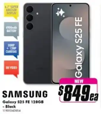 The Good Guys SAMSUNG Galaxy S25 FE offer