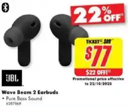 The Good Guys Wave beam 2 earbuds offer