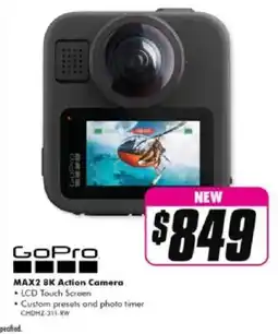 The Good Guys Gopro max2 8k action camera offer