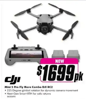 The Good Guys Mini 5 pro fly more combo dji rc2 offer