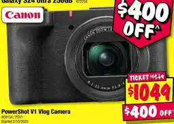JB Hi-Fi PowerShot V1 Vlog Camera offer