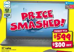 JB Hi-Fi DELL 15" Laptop offer