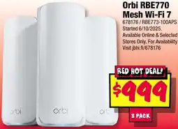 JB Hi-Fi Orbi Mesh Wi-Fi 7 offer