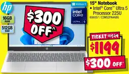 JB Hi-Fi hp 15" Notebook offer