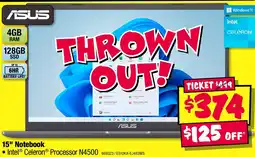 JB Hi-Fi ASUS 15" Notebook offer