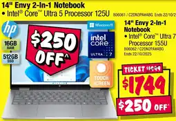 JB Hi-Fi hp 14" Envy 2-In-1 Notebook offer