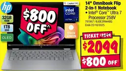 JB Hi-Fi hp 14" Omnibook Flip 2-In-1 Notebook offer