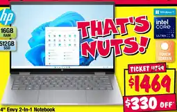JB Hi-Fi hp 14" Envy 2-In-1 Notebook offer