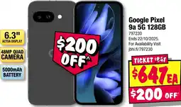 JB Hi-Fi Google Pixel 9a offer