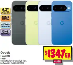 JB Hi-Fi Google Pixel 10 offer