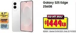 JB Hi-Fi Galaxy S25 Edge offer