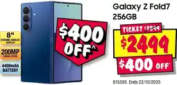 JB Hi-Fi Galaxy Z Fold7 offer