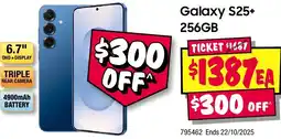JB Hi-Fi Galaxy S25+ offer