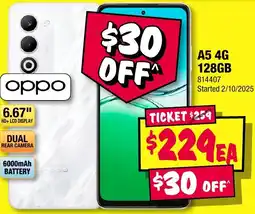 JB Hi-Fi Oppo A5 4G offer