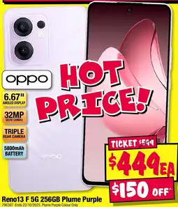 JB Hi-Fi Oppo Reno13 F 5G offer