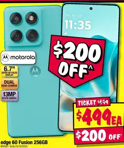 JB Hi-Fi motorola edge 60 Fusion offer