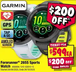 JB Hi-Fi GARMIN Forerunner Sports Watch offer
