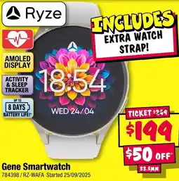 JB Hi-Fi Ryze Gene Smartwatch offer