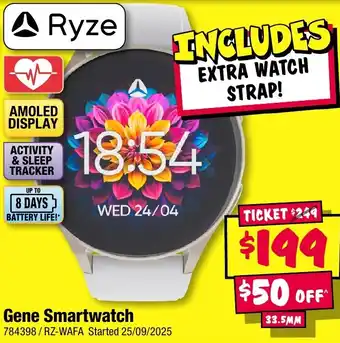 JB Hi-Fi Ryze Gene Smartwatch offer