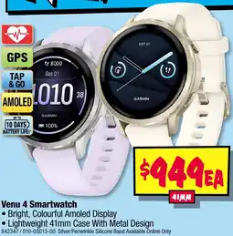 JB Hi-Fi Venu 4 Smartwatch offer