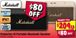 JB Hi-Fi Emberton III Portable Bluetooth Speaker offer