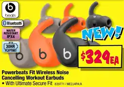 JB Hi-Fi beats Powerbeats Fit Wireless Noise Cancelling Workout Earbuds offer
