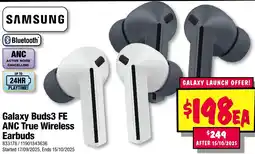 JB Hi-Fi SAMSUNG Galaxy Buds3 FE ANC True Wireless Earbuds offer
