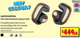JB Hi-Fi Ultra Open Earbuds offer