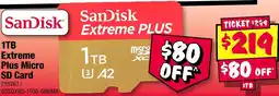 JB Hi-Fi SanDisk Ext Extreme Plus Micro SD Card offer
