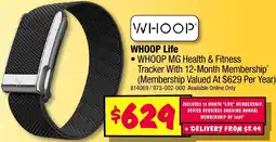 JB Hi-Fi WHOOP Life offer