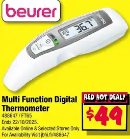 JB Hi-Fi beurer Multi Function Digital Thermometer offer