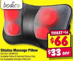 JB Hi-Fi bodico Shiatsu Massage Pillow offer