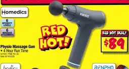 JB Hi-Fi Homedics Physio Massage Gun offer