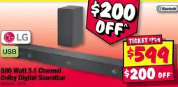JB Hi-Fi LG 5.1 Channel Dolby Digital Soundbar offer