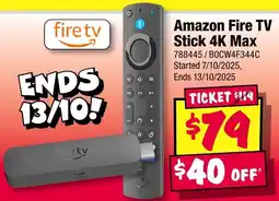 JB Hi-Fi Amazon Fire TV Stick 4K Max offer
