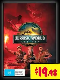 JB Hi-Fi Jurassic world rebirth offer