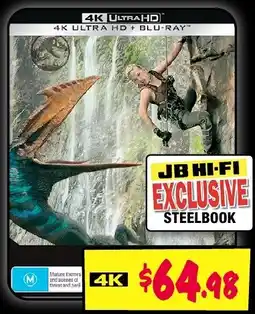 JB Hi-Fi Jurassic world rebirth offer