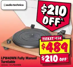 JB Hi-Fi Fully Manual offer